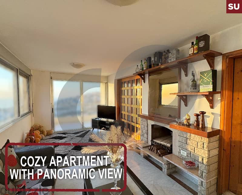 Cozy Apartment - Panoramic View-Ghazir, Keserouan/غزير REF#SU119153 0