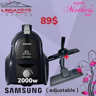 Samsung Vacuum cleaner bagless 2000w adjustable