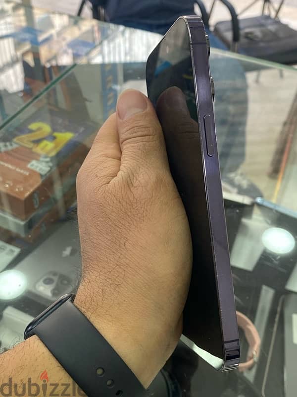 iphone 14 pro max 256gb purple battery 89% ktir ndif mesh mafkouk 3