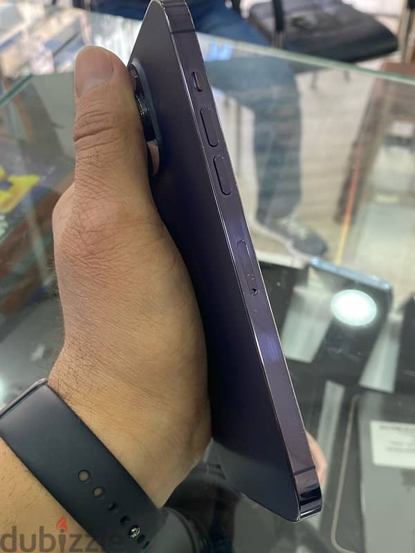 iphone 14 pro max 256gb purple battery 89% ktir ndif mesh mafkouk 4