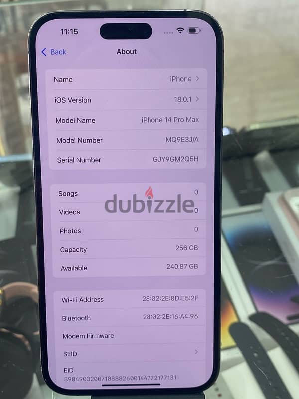 iphone 14 pro max 256gb purple battery 89% ktir ndif mesh mafkouk 7