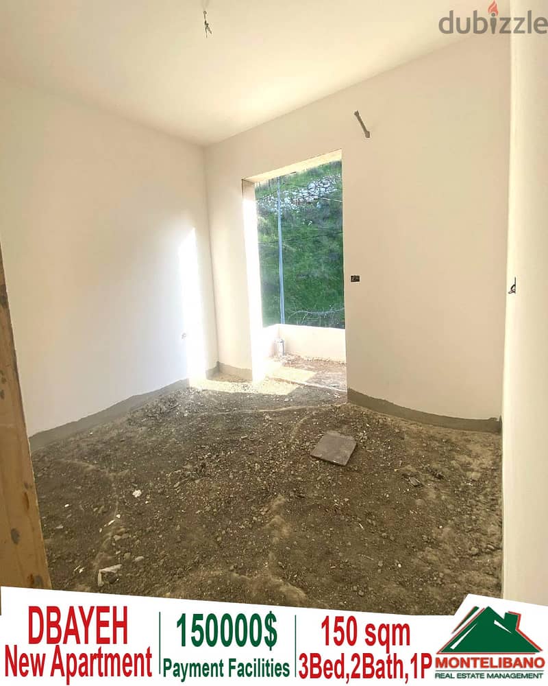 150sqm Underconstruction Apartment for sale in Dbayeh + mountains View 0