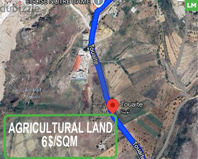 agricultural land for sale touwaiti (6$/sqm)  REF#LM118660 0