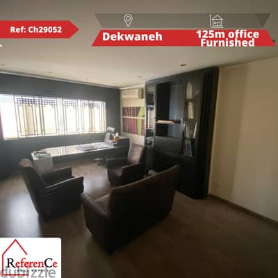 Furnished office available in Dekwaneh مكتب مفروش في الدكوانة