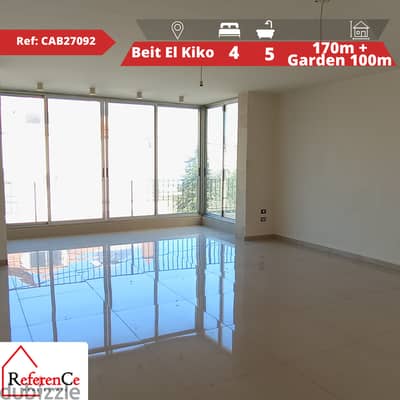 Apartment with Garden in beit el kiko شقة مع حديقة في بيت الكيكو