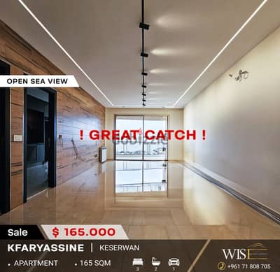 165 SQM fully decorated apartment for SALE in Kfaryassine!