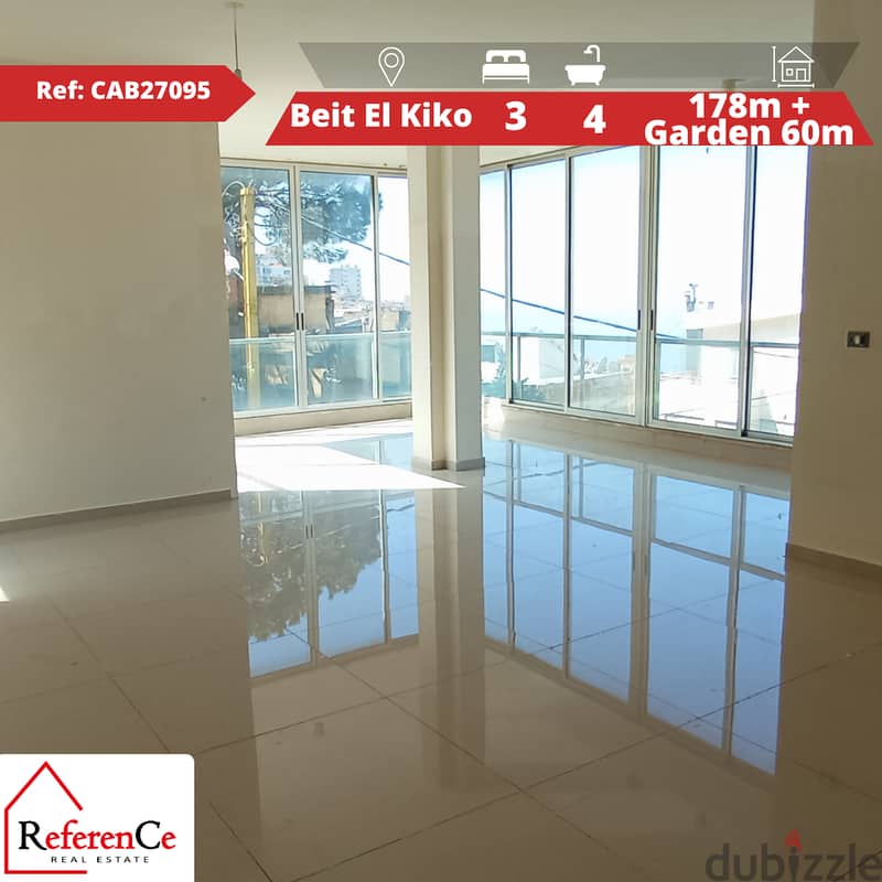 Prime apartment + Garden Beit El Kiko شقة مميزة+  حديقة في بيت الكيكو 0