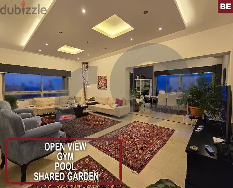 Open view, Gym, pool, Shared garden - Achrafieh /اشرفيه REF#BE119172 0