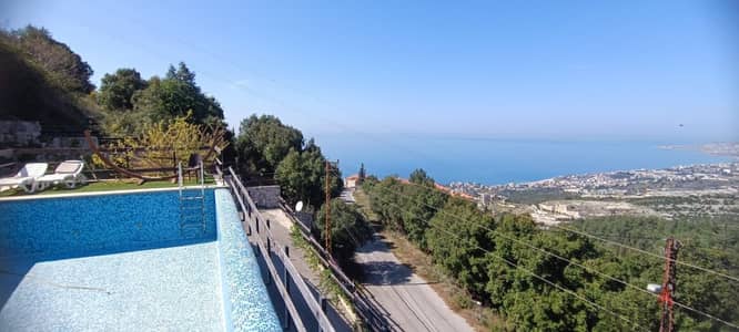 180 Sqm | Furnished villa for sale in Fatka | Mountain & sea view