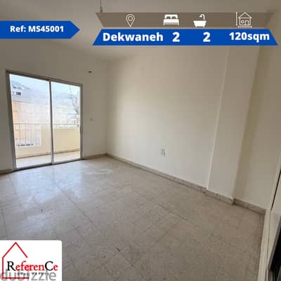 Apartment for rent in Dekwaneh شقة للإيجار في الدكوانة