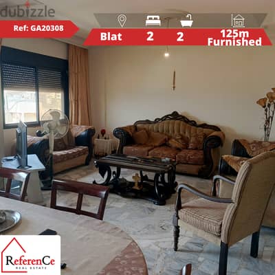 Furnished apartment in Blat for sale شقة مفروشة للبيع في بلاط