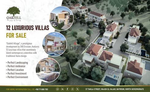 Oakhill Village. Villas for sale. Batroun District