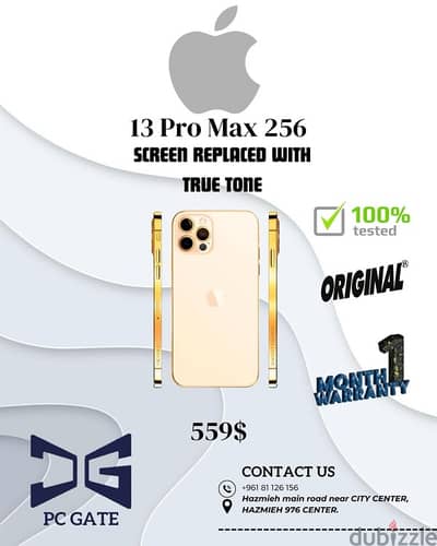 13 Pro max 256gb