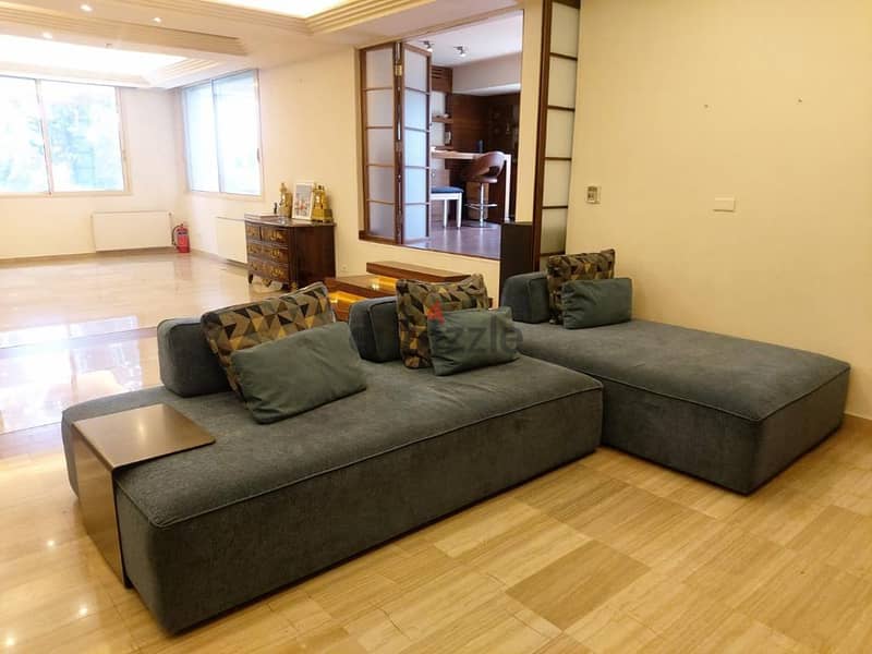 Garden Floor Apartment For Rent In Rabieh 0