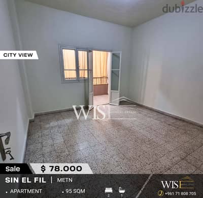  95 SQM Apartment for SALE in Sin El Fil !