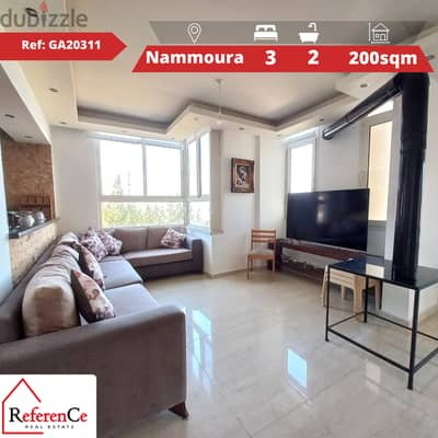 Luxurious apartment for sale in Namoura شقة فخمة للبيع في النمورة