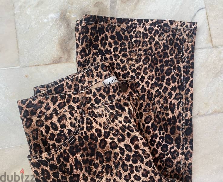 MONKI leopard print pants 1