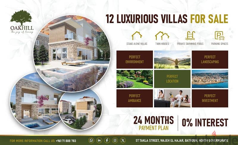 Oakhill Village,  Luxurious Villas , Batroun District 0