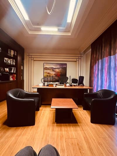 Achrafieh Professional 150m2 Office Fully Furnished