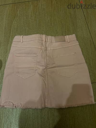 zara pink skirt