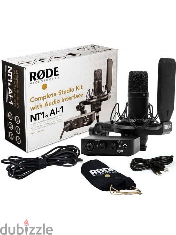 RODE NT1-A Complete Studio Kit + AI-1 Interface 0