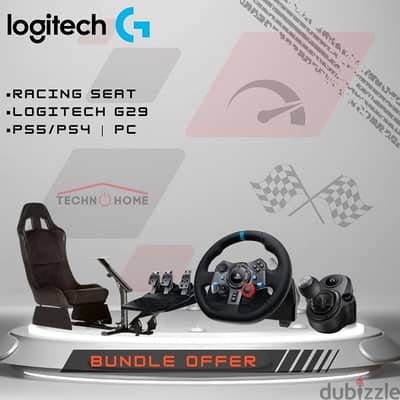 Logitech G29 + Shifter + Racing Seat Bundle Offer