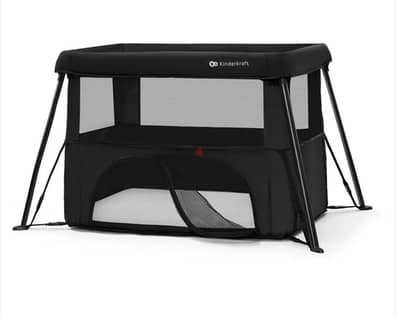 Baby Park / Bassinet - Kinderkraft Cami Travel Cot Black