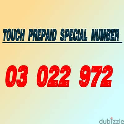 Touch special number