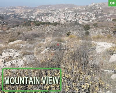 LAND WITH MOUNTAIN VIEW IN AIN DARA - ALEY/عين دارة REF#OF119227