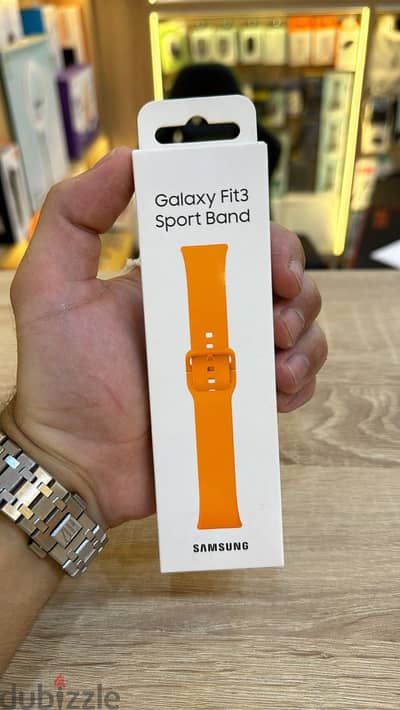 Samsung Galaxy Fit 3 sport band dark orange