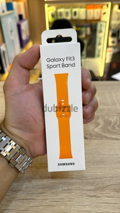 Samsung Galaxy Fit 3 sport band dark orange Original & Best offer