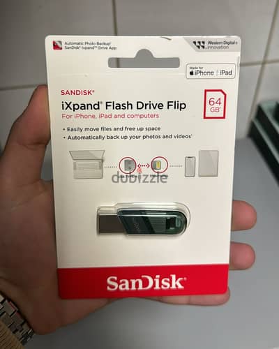 SanDisk ixpand Flash Drive Flip for iPhone 64GB Amazing & good offer