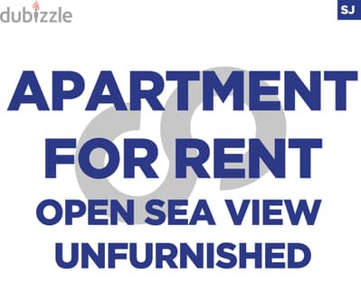 RENT -OPEN SEA VIEW  - UNFURNISHED IN AMCHIT (JBEIL) ! REF#SJ119258 !