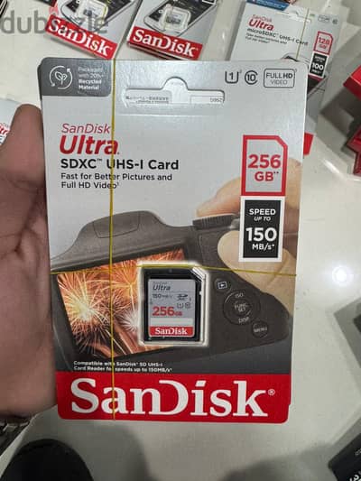 Sandisk ultra sdxc card 256gb up to 150mb/s