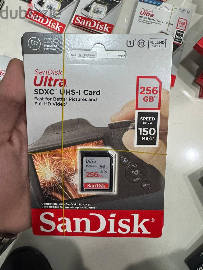 Sandisk ultra sdxc card 256gb up to 150mb/s 0