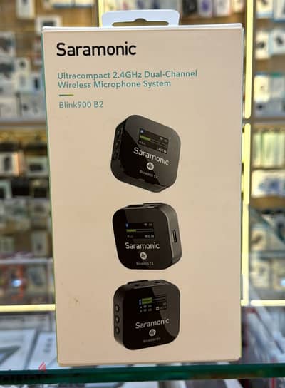 Saramonic Blink 900 B2 ultra compact 2.4ghz dual-channel wireless