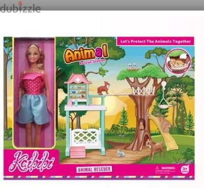 animal rescue center playset doll