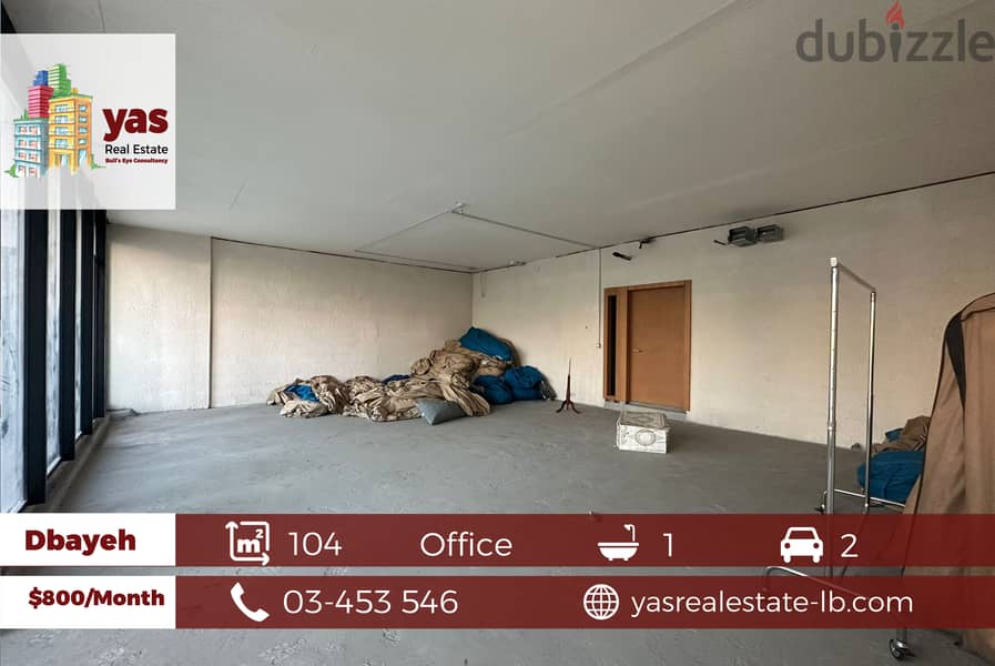 Dbayeh / Waterfront 104m2 | Office | Luxury | Prime Location |Rent |MJ 0