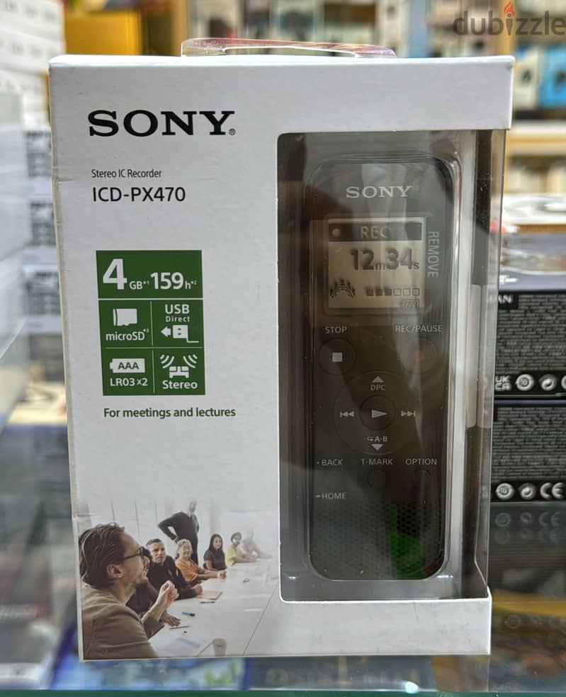 Sony Stereo Ic Recorder ICD-PX470 Original & Best offer 0