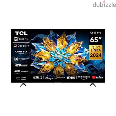 TCL 65” QLED 4K UHD Google TV C655 Series