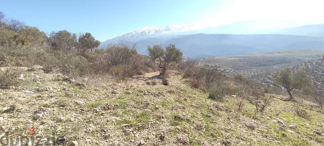 7600 Sqm | Land For Sale In West Bekaa | Mountain View