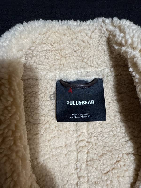 PULL&BEAR teddy jacket - Size M 1