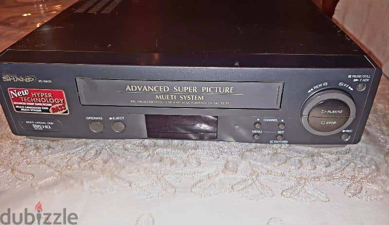 VCR VIDEO VHS PLAYER RECORDER SHARP 0