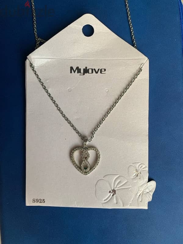 New silverS925 plated waterproof necklaces 2