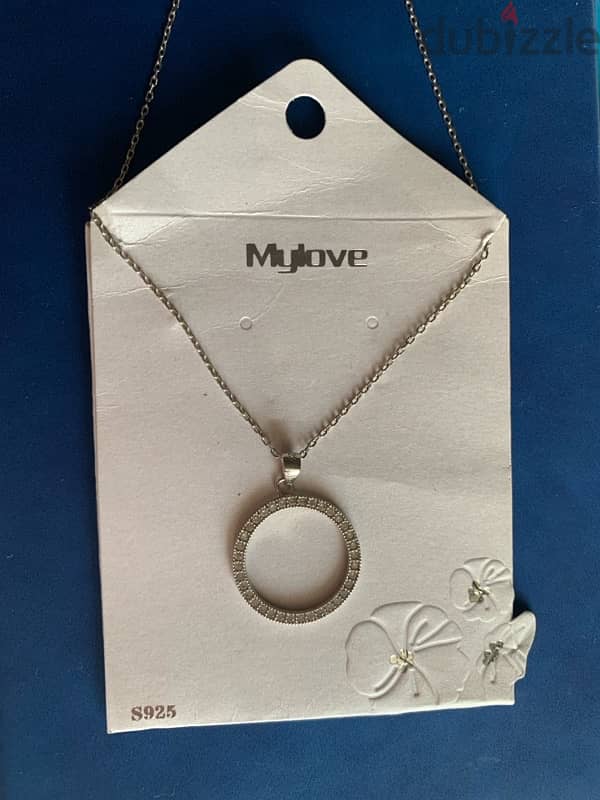 New silverS925 plated waterproof necklaces 3