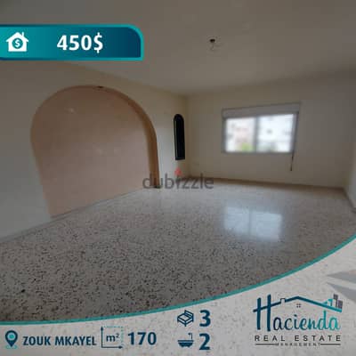 Apartment For Rent In Zouk Mkayel