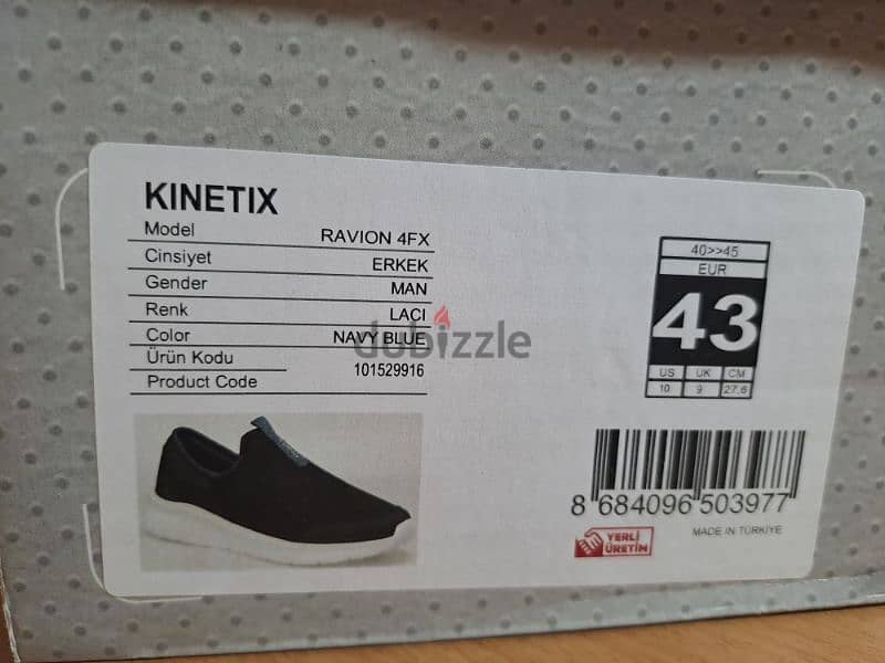 Kinetix Ravion shoe size 43 3