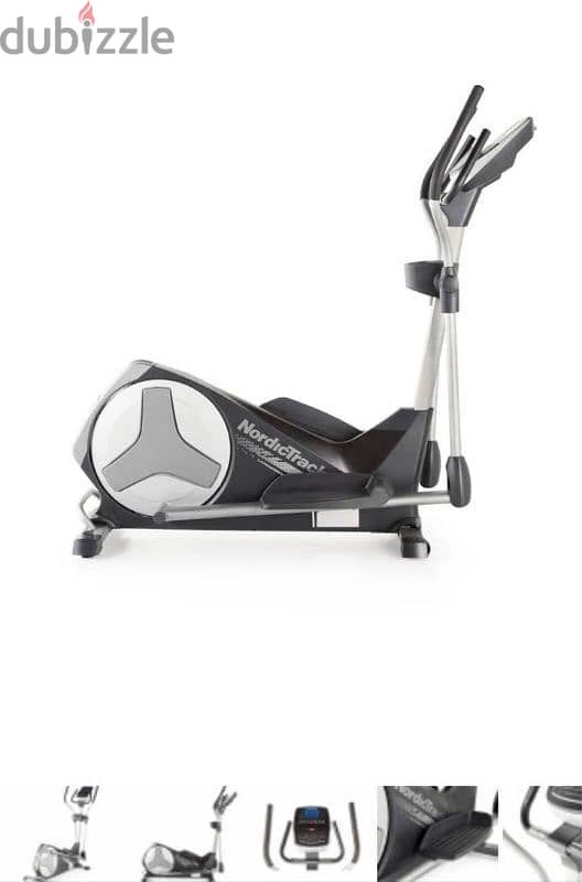 heavy duty nordictrack elliptical used like new 0