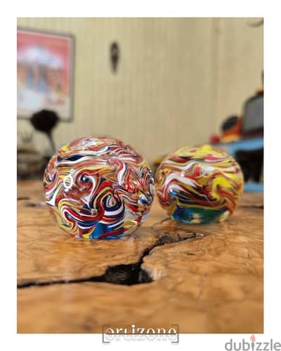 Murano glass paperweights