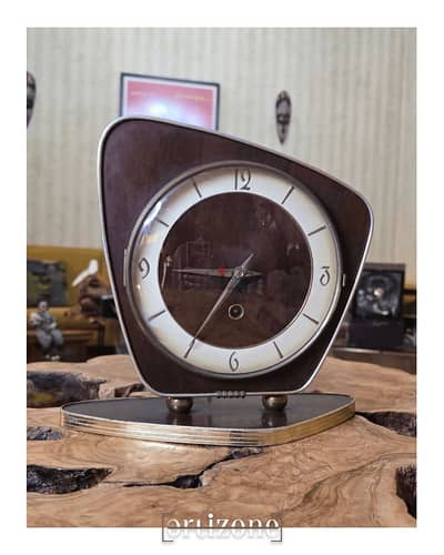 Vintage Art deco Table Clock ساعة ربط انتيك